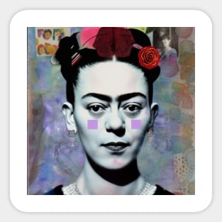 Frida Kahlo Portrait Sticker